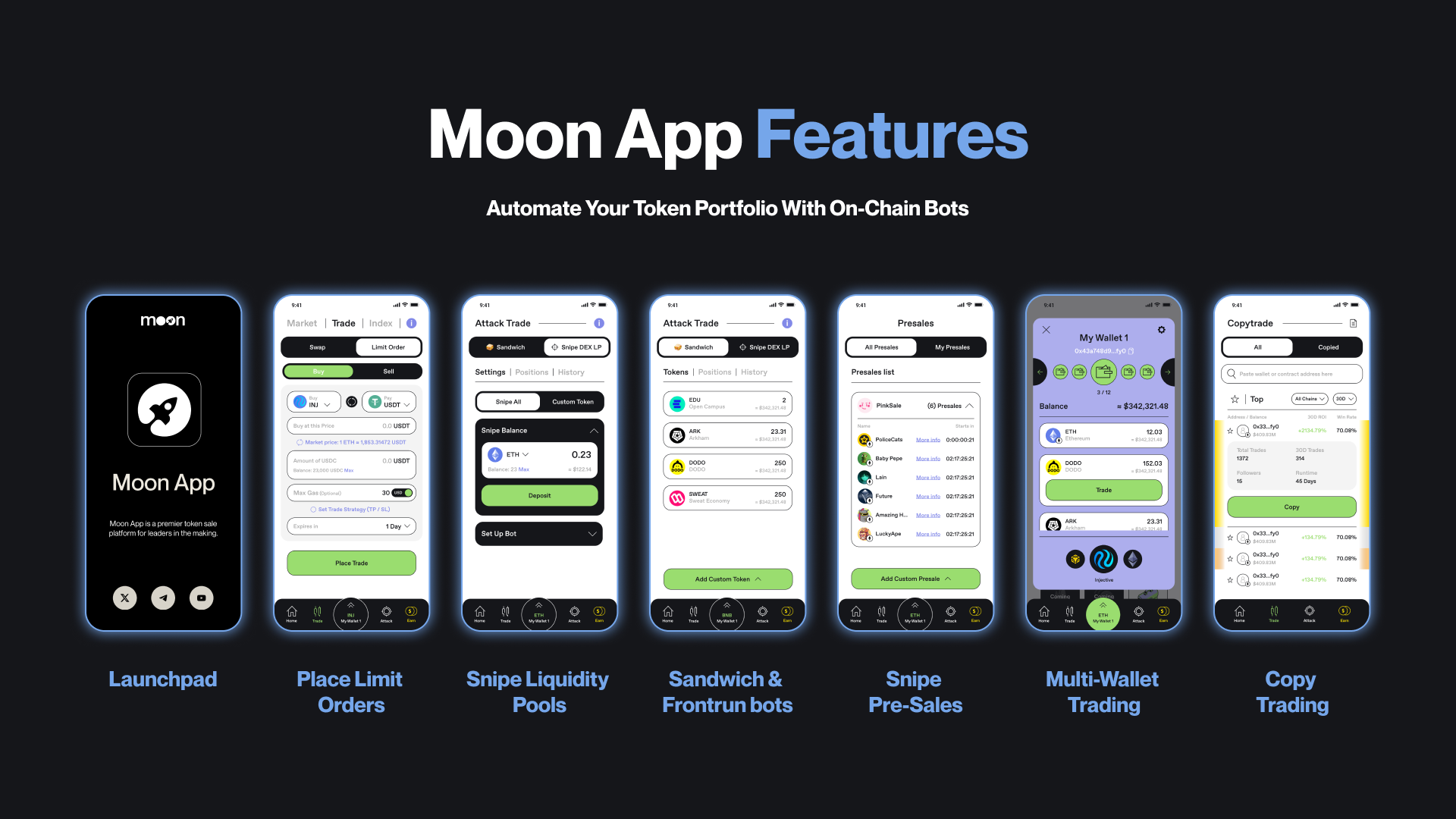 Moon App Features